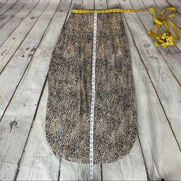 UO Ecote Leopard Animal Print Maxi Skirt Size 2 - Picture 10 of 15